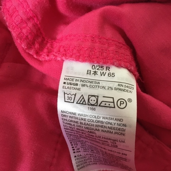 Gap Girlfriend Khakis Pink Relax Fit Straight Pant - Picture 10 of 12